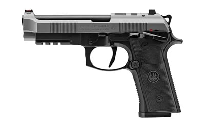 Beretta 92XI 9mm Pistol, 4.7" Barrel, Fiber Optic Sights, Black - J92FSR915