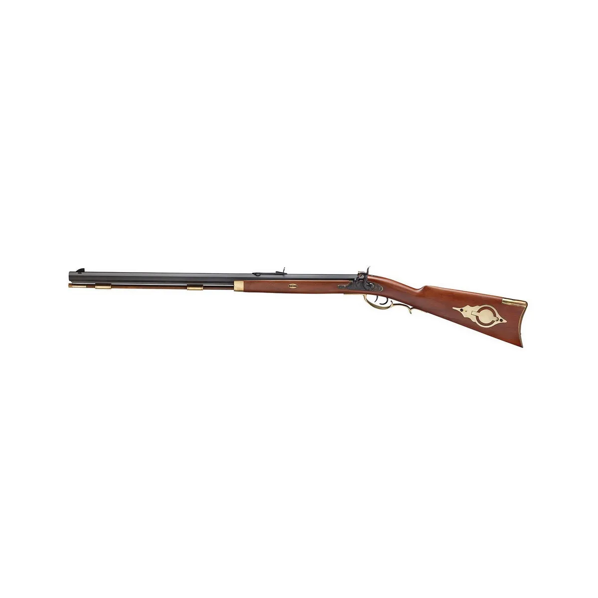 Taylors and Co Pedersoli Hawken Target Color Case Hardened .50 Caliber 28 Octagon Barrel 1-Round LH