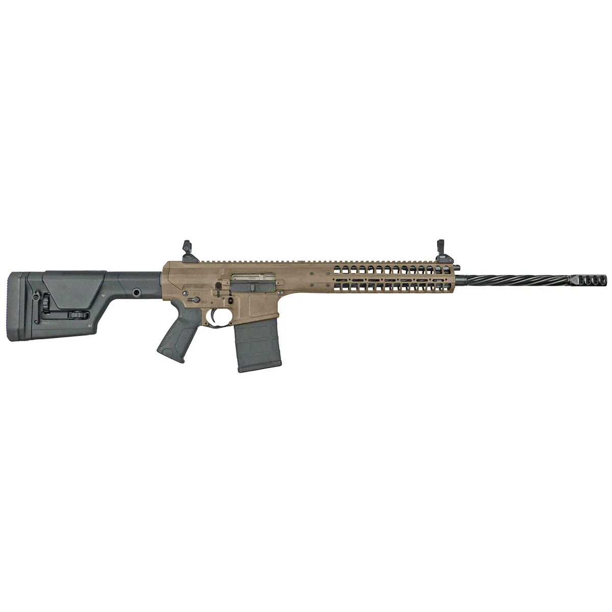 LWRC REPR MKII Flat Dark Earth 6.5 Creedmoor 22 Spiral Fluted Threaded Barrel 20-Rounds