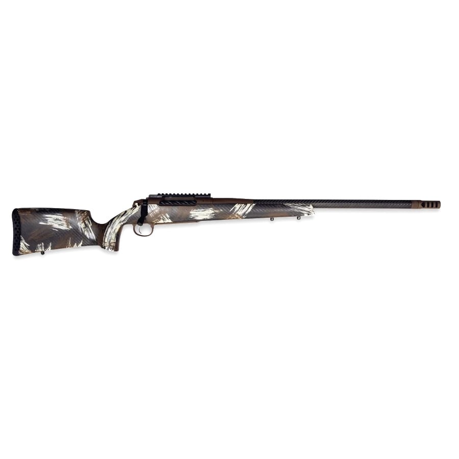 Weatherby Model 307 Alpine CT .300 PRC Bolt Action Rifle, Carbon Fiber/Brown - Lightweight Carbon Fiber with Tactical Brown Finish - 3WACT300PR4B