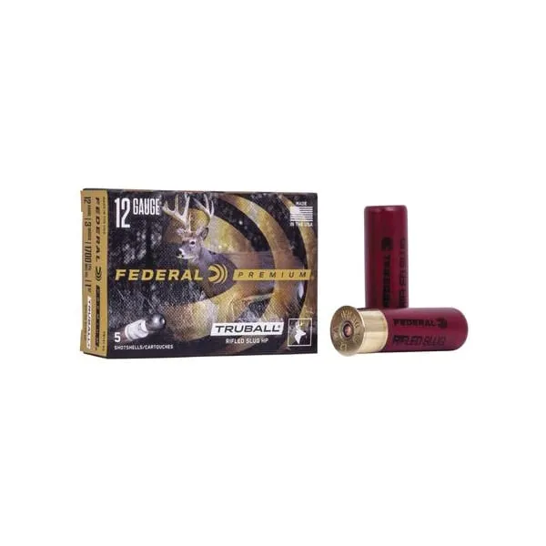 Federal 12 Gauge HP Rifled Slug, 438 gr 5rds