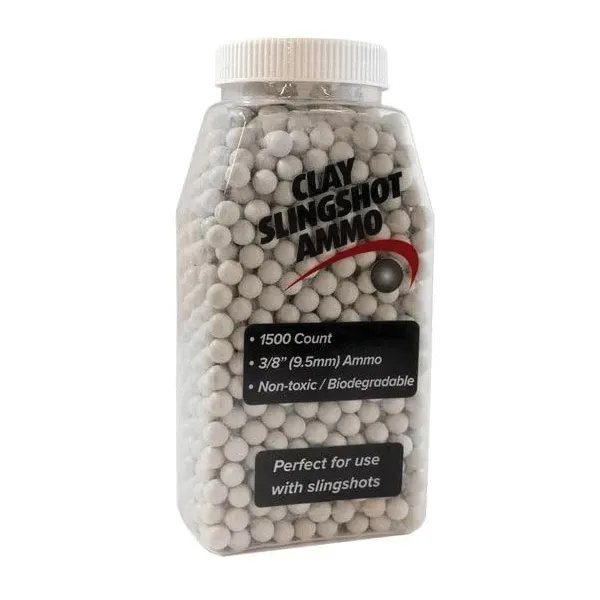 DAC 3/8" Slingshot Ammo, Light Gray
