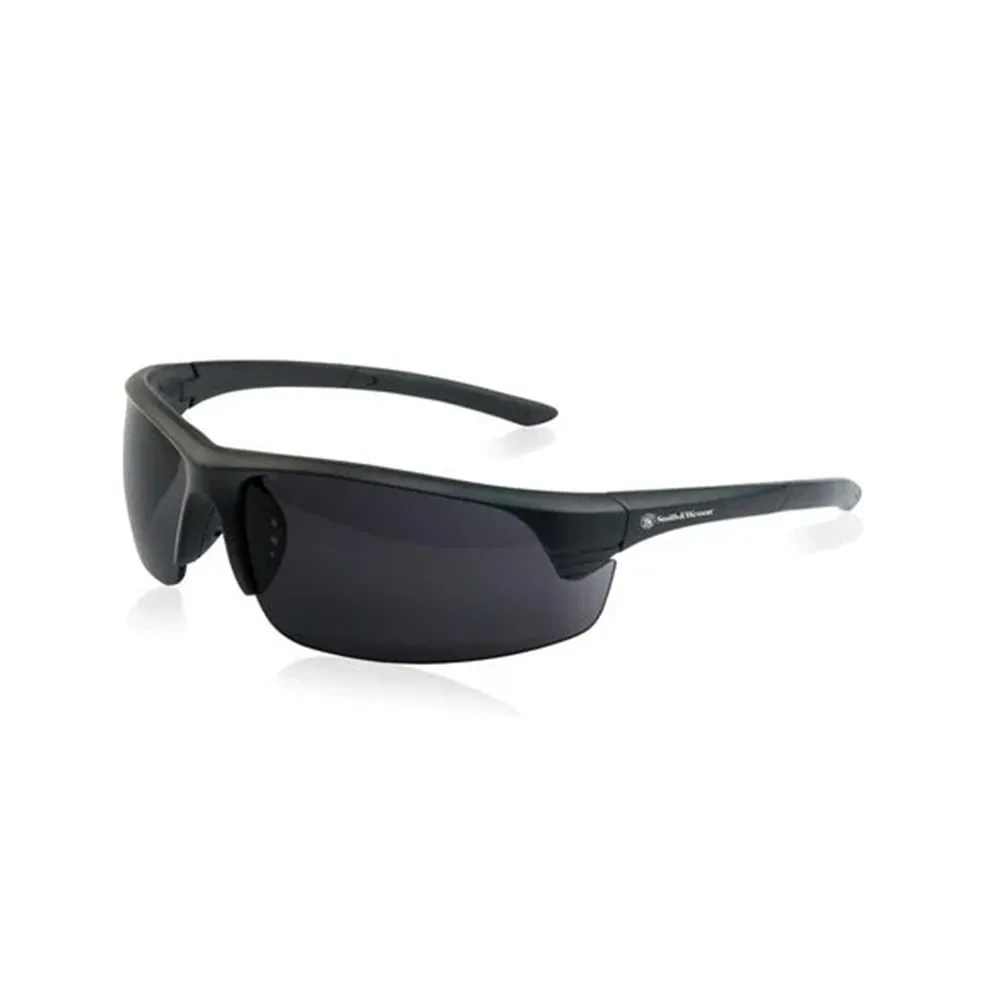 Smith & Wesson Corporal Half Frame Shooting Glasses, Black/Smoke
