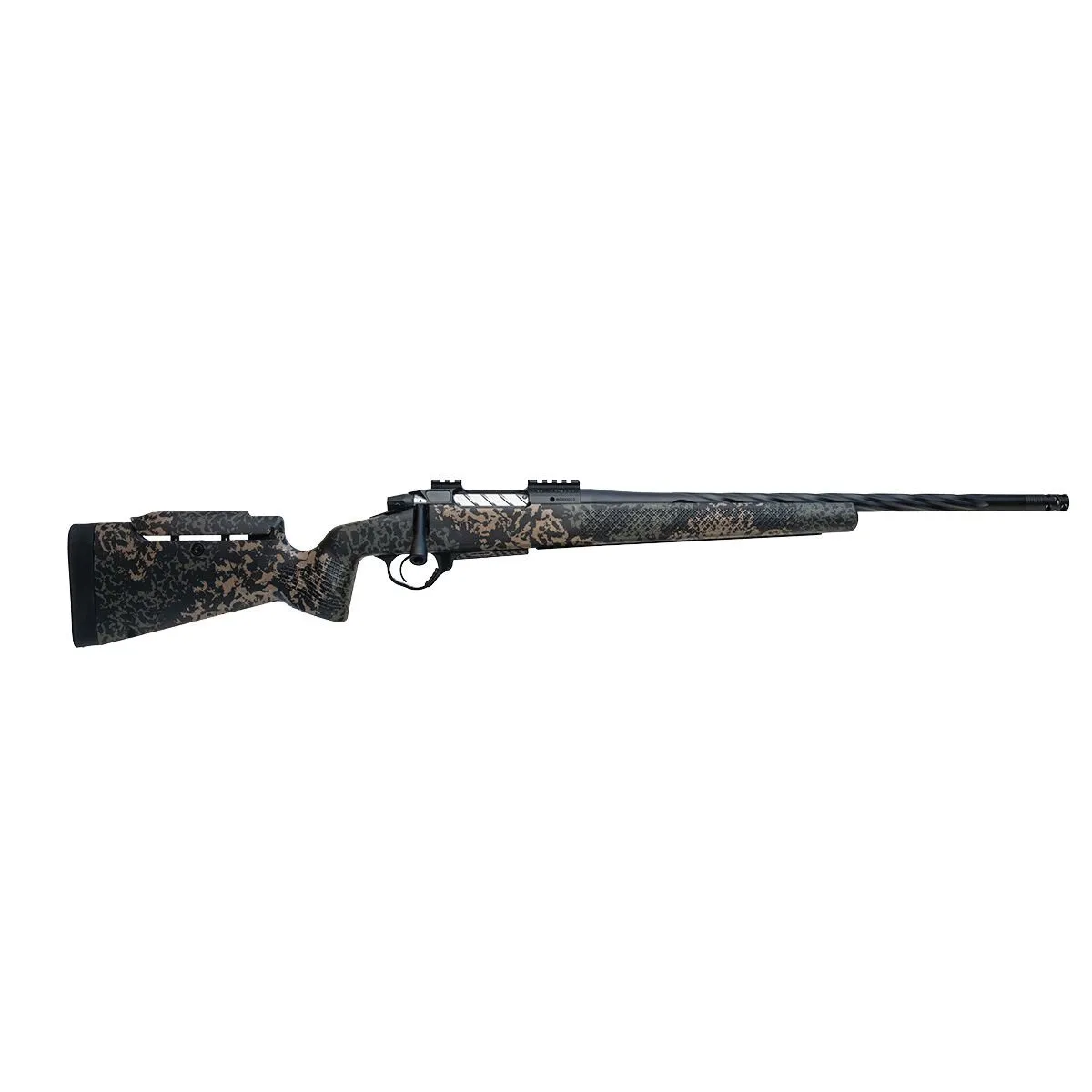 Seekins Precision Havak PH3 Woodland Shadow Camo 7mm Rem Mag 22 Fluted Threaded Barrel