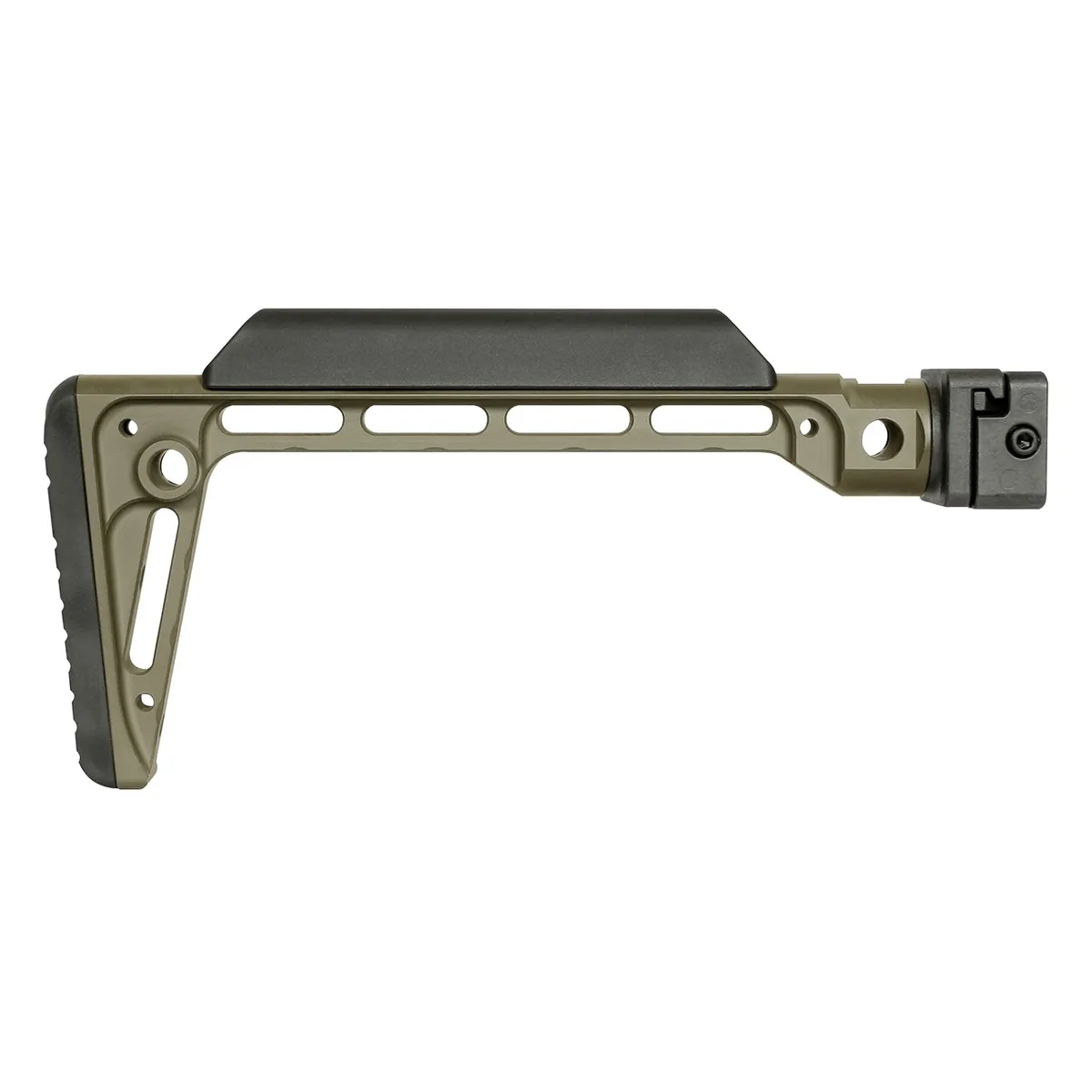 Midwest Industries Minimalistic Side Folding Stock OD Green