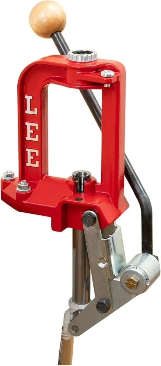 Lee Precision Challenger Press 40th Anniversary Red w/ .45 ACP Breech Lock Carbide 3-Die Set