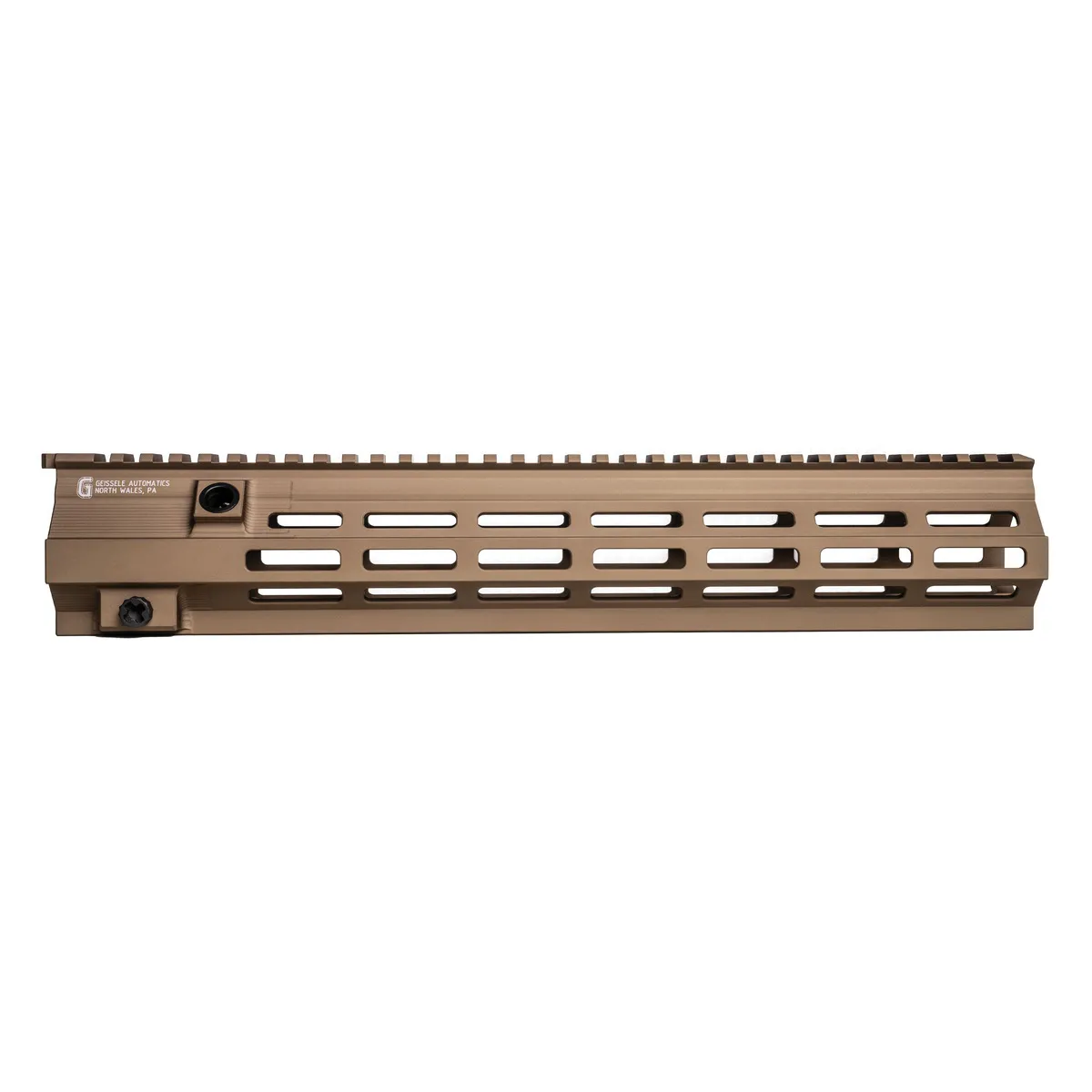 Geissele HK416 Super Modular M-LOK Picatinny Rail 14.50", Desert Dirt