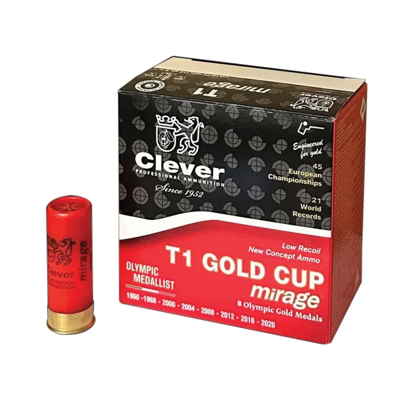 Clever Mirage T1 Super Target 28 Gauge 2-3/4" #9 3/4 Ounce 250rds Case