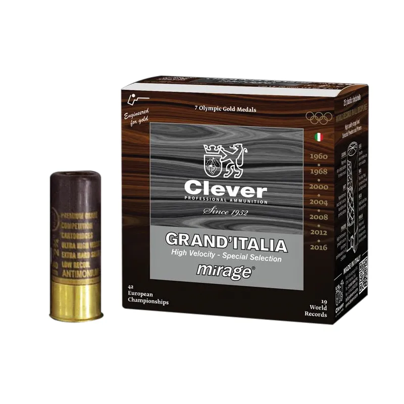 Clever T3 Granditalia 12 Gauge 2-3/4" #7.5 1 Ounce 250rds Case