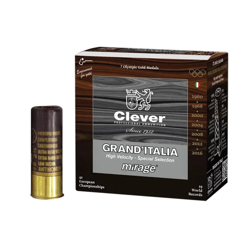 Clever T3 Granditalia 12 Gauge 3" #8 1 Ounce 250rds Case