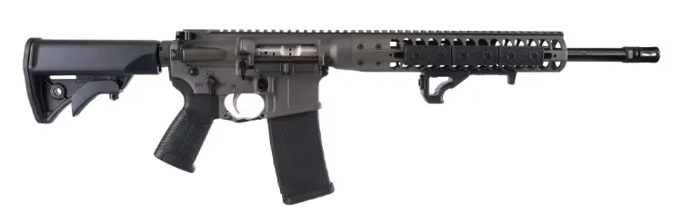 LWRC IC-DI Tungsten Grey .300 AAC Blackout 16.1 Threaded Barrel 30-Rounds