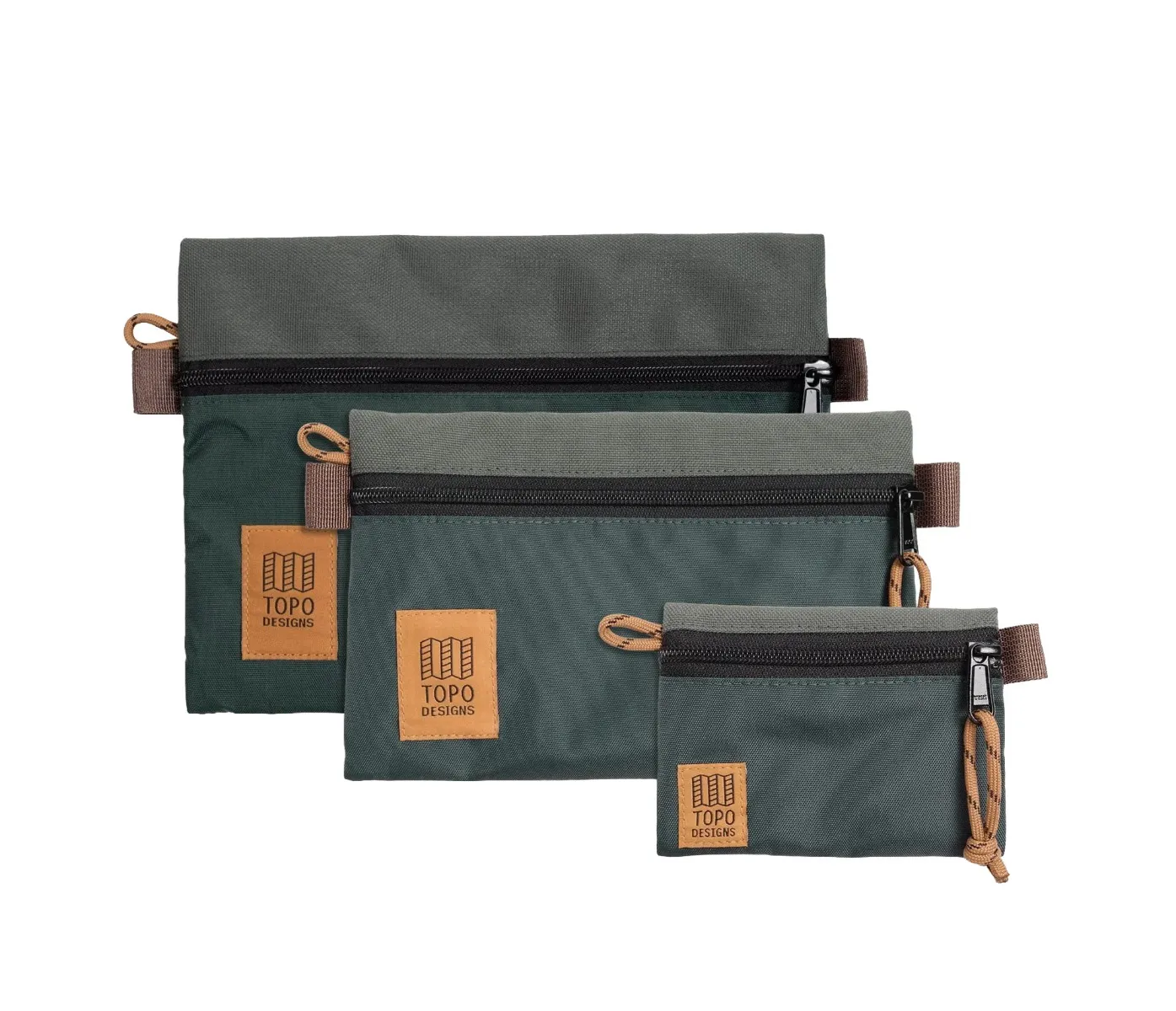 Topo Designs Accessory Bag Bundle, Woodland/Forest