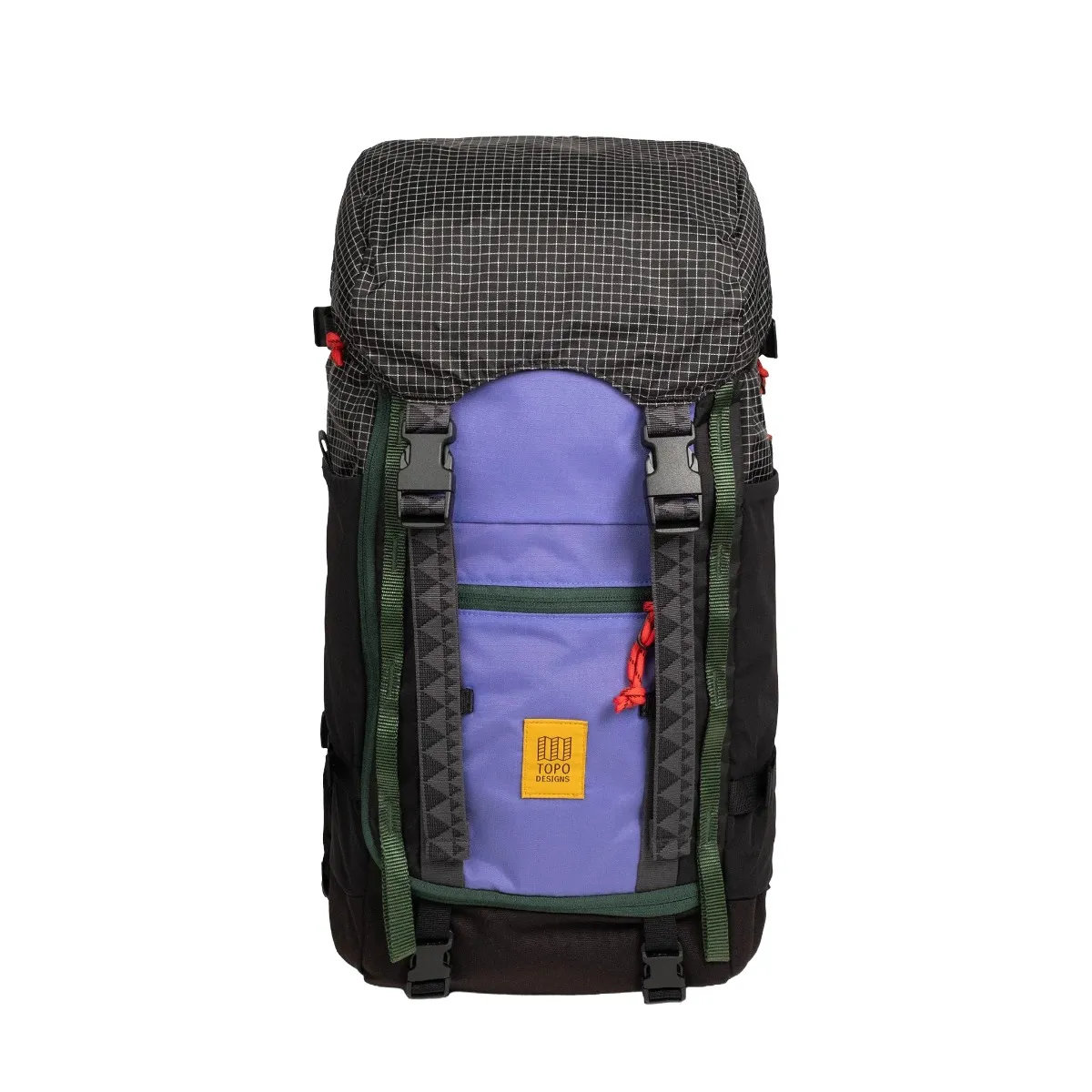 Topo Designs Rover Trail Pack 24L Backpack, Grid/Very Peri