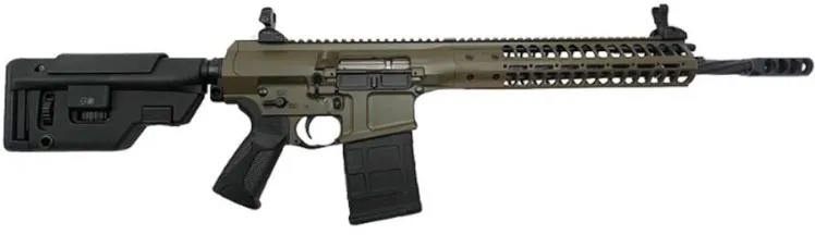 LWRC REPR MKII Patriot Brown 7.62 X 51 / .308 Win 16.1 Threaded Barrel 20-Rounds