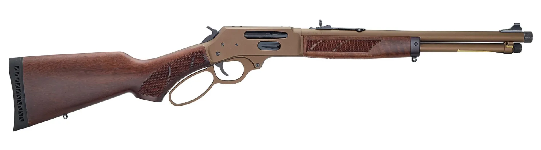 Henry Explorer Carbine American Walnut 360 Buckhammer 16.5 Threaded Barrel 4-Rounds