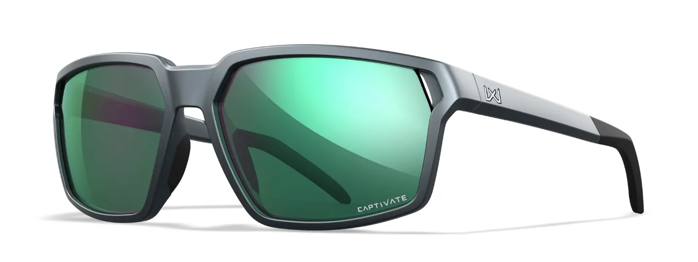 Wiley X Sierra Graphite Green Mirror Lens M/L