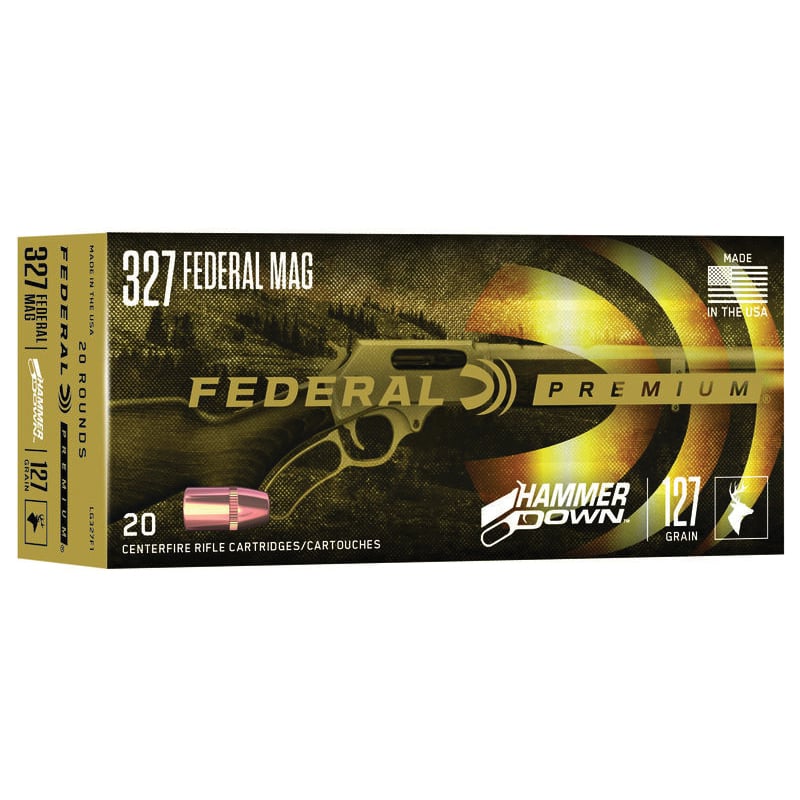 Federal HammerDown 127 gr BHP .327 Federal Mag Ammo, 20/pack - LG327F1