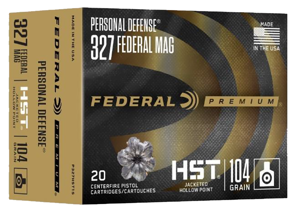 Federal Premium Personal Defense .327 Federal Magnum 104 gr Ammo JHP - 20rds - P327HST1S