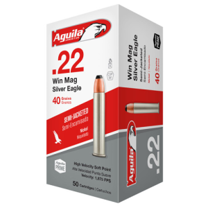 AGUILA AMMO 22 WMR 40Gr SJSP Silver Eagle 50rd