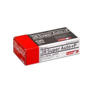 AGUILA AMMO 38 Super 130Gr FMJ 50rd MIL-S