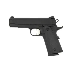 TISAS (SDS Imports) 1911 B9 Carry 9mm 4.25" 9rd Pistol w/ Night Sights - Black / Rubber Grips