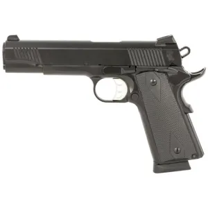 TISAS (SDS Imports) 1911 Duty B45 45ACP 5" 8rd Pistol - Black w/ Rubber Grips