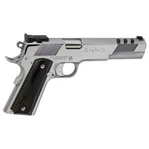 IVER JOHNSON 1911-A1 Eagle XL Ported 45ACP 6" 8rd Pistol - Chrome | Walnut