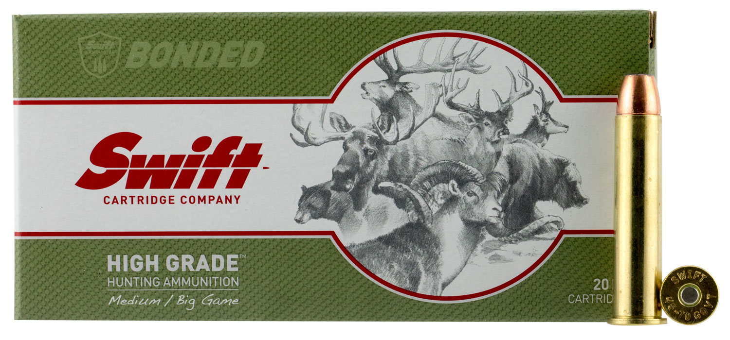 Swift Bullet Company A-Frame 160 gr Semi Spitzer 7mm Rem Mag Ammo, 20/box - 10039