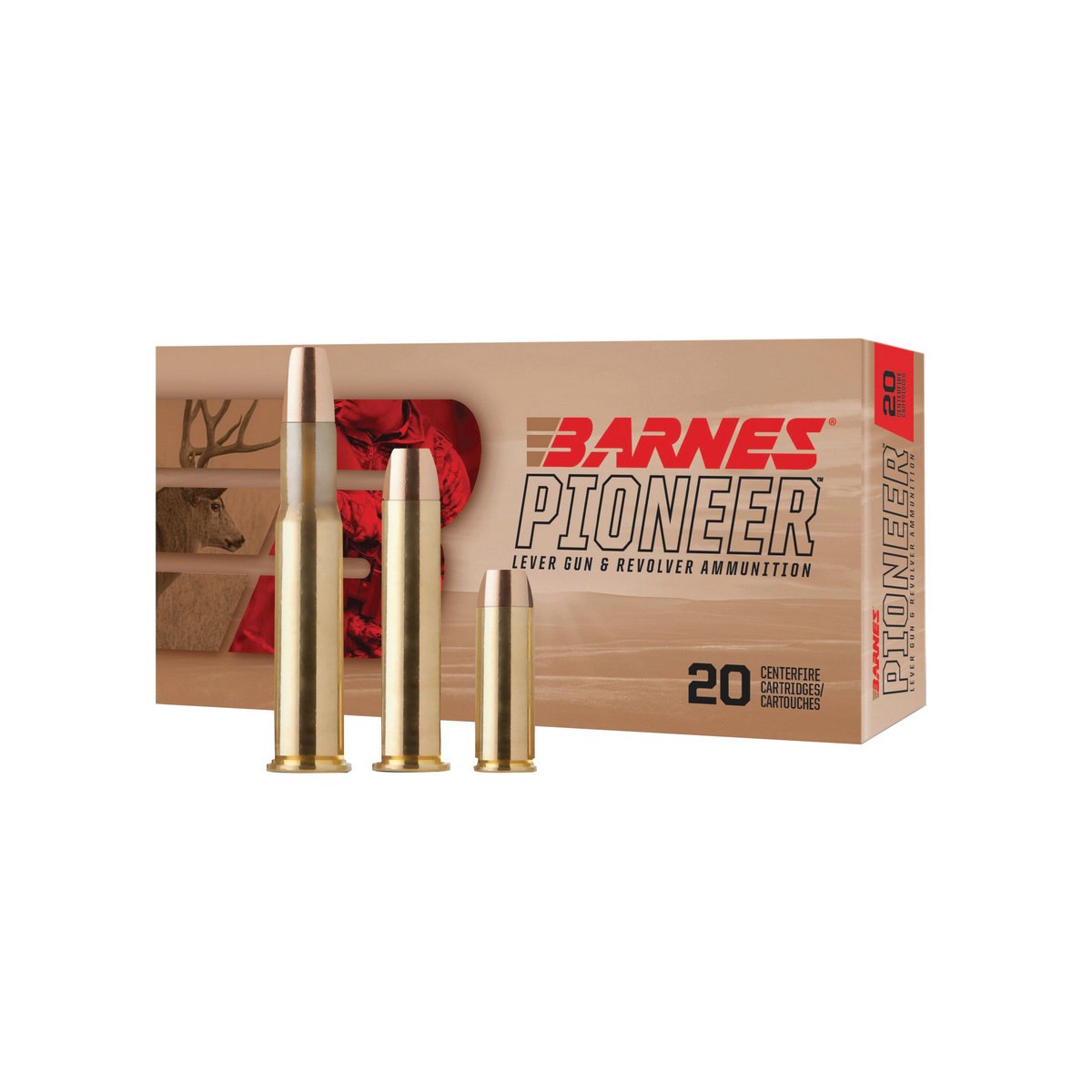 Barnes Bullets Pioneer .45 Colt 250 gr FNJSP 20rds Handgun Ammo for High-Performance and Reliability - 32142