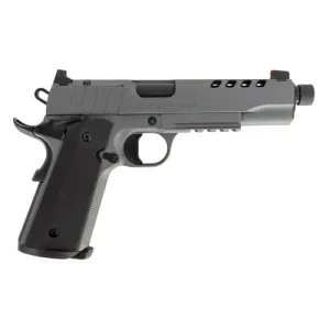 TISAS 1911 Night Stalker SF Full Size 9mm 5" 8rd Optic Ready Pistol w/ Threaded Barrel | Grey