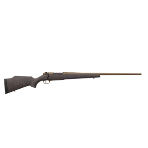 WEATHERBY Mark V Weathermark 243 WBY MAG 24" 3rd Bolt Rifle w/ Threaded Barrel - Bronze / Black