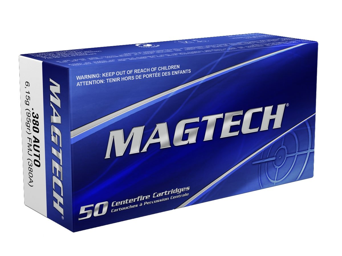 Magtech 380 Auto/ACP 95gr FMJ Ammunition 50 rds - 380A