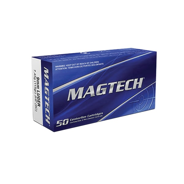 Magtech 9mm 115 gr HP 50rds