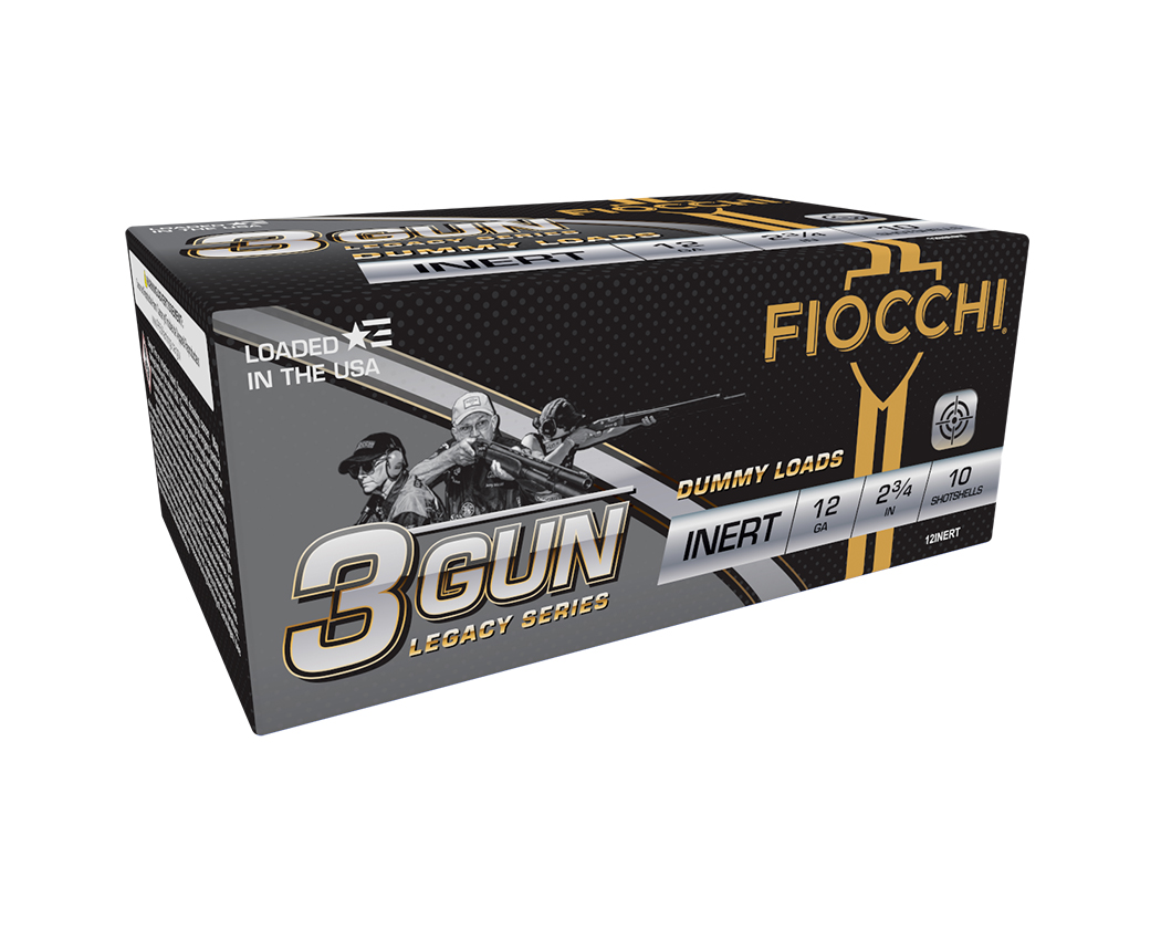 Fiocchi 2.75" 12 Gauge Lead Blank Ammo, 10/pack - 12INERT