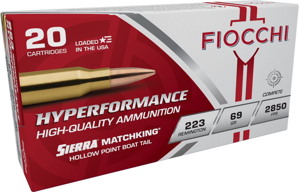 Fiocchi 223 69gr HPBT Match King Ammunition 20rds - 223MKC