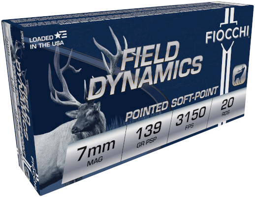 Fiocchi Shooting Dynamics 7mm Ammo 139 Grain PSP, 20rd - 7RMA