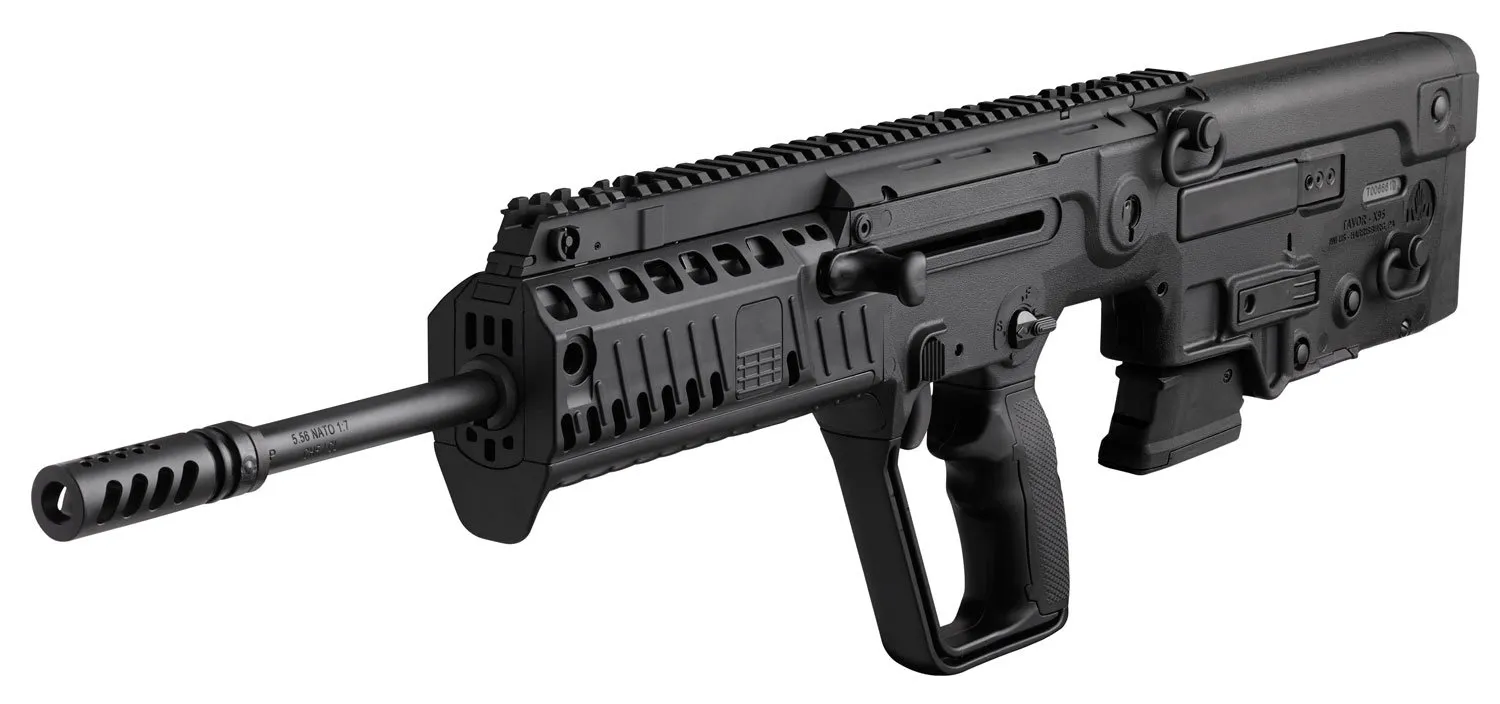 IWI Tavor X95 5.56 Semi-Automatic Gas Piston Action Rifle, Black - XB18RS