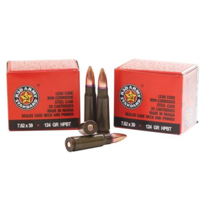 RED ARMY STANDARD 7.62x39 124Gr HPBT 1000rd