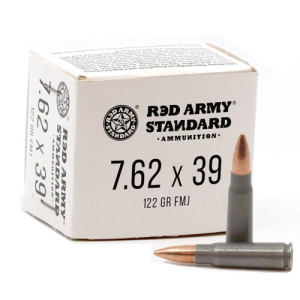 RED ARMY STANDARD 7.62x39 122Gr FMJ 20rd Ammo