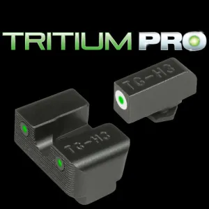 TRUGLO Tritium Pro Glock High Set White