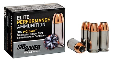 Sig Sauer 380 Auto/ACP 90gr JHP Elite Performance Ammunition E380A1-20