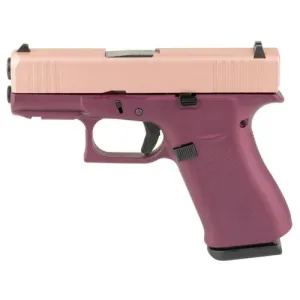 GLOCK G43X 9mm 3.4in 10rd - Gold & Black Cherry