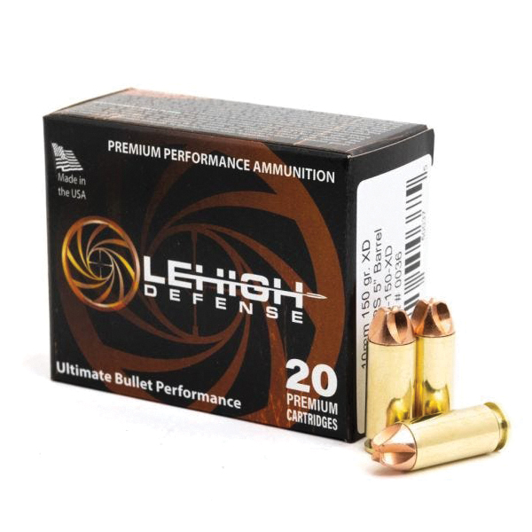 Lehigh Defense 10mm 150 gr Copper 20rds