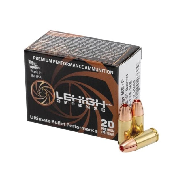 Lehigh Defense 9mm 115 gr Max Exp 20rds