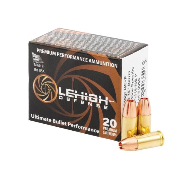 Lehigh Defense 9mm 118 gr Max Exp 20rds
