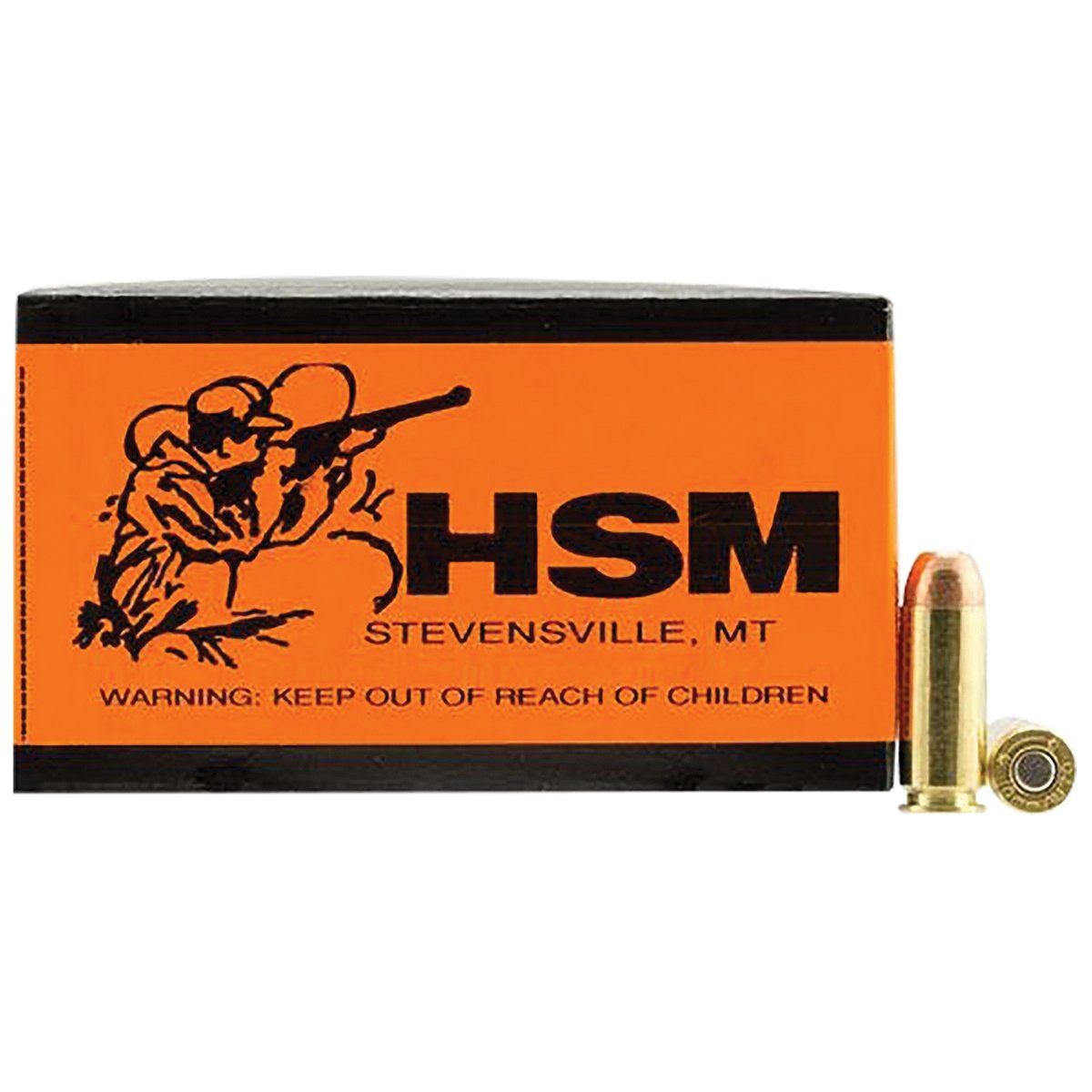 HSM Ammunition 10mm 200 gr FMJ 20rds Handgun Ammo for High-Power Performance - 10MM8N20
