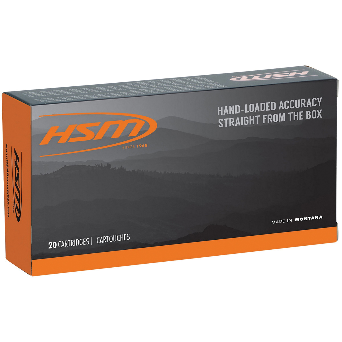HSM Ammunition Standard 7mm Remington Magnum 160 gr PSP 20rds Rifle Ammo for Versatile Pointed Soft Point and Hunting - 7MMMAG29N