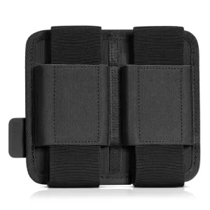 SAVIOR EQUIPMENT 2-Slots AR15/AK47 Mag Holder Obsidian Black