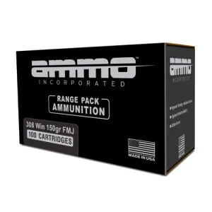 AMMO INC 308 Win 150Gr FMJ Signature Rifle 100rd