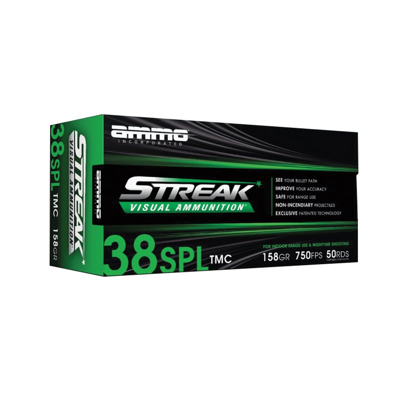 Ammo Inc Streak .38 Special 158 gr FMJ 50rds